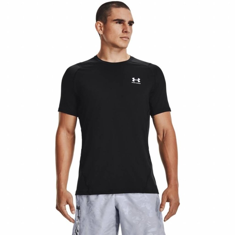 Under Armour HeatGear Fitted S t-shirt homme, noir