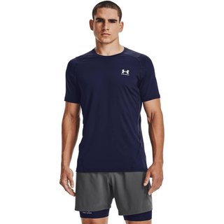 Under Armour HG Fitted SS t-shirt homme, midnight navy