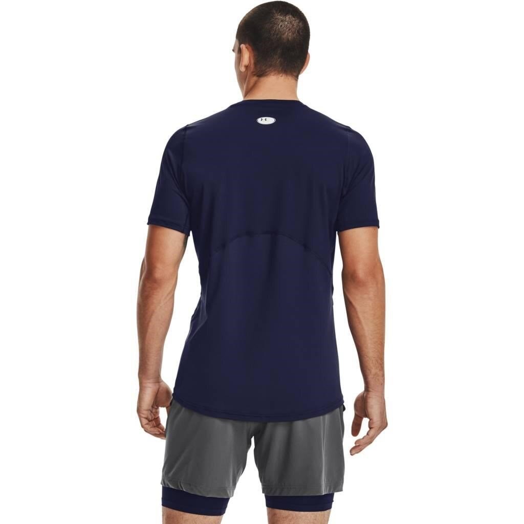 Under Armour HG Fitted SS t-shirt homme, midnight navy