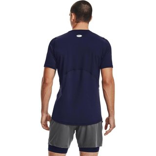 Under Armour HG Fitted SS t-shirt homme, midnight navy