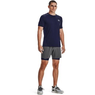 Under Armour HG Fitted SS t-shirt homme, midnight navy