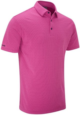 PING Hershel polo homme, ultra pink multi