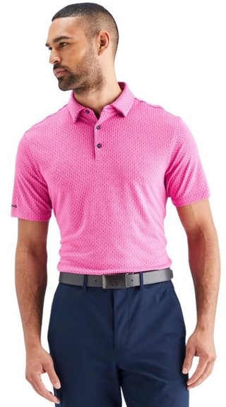 PING Hershel polo homme, ultra pink multi