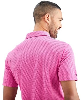 PING Hershel polo homme, ultra pink multi