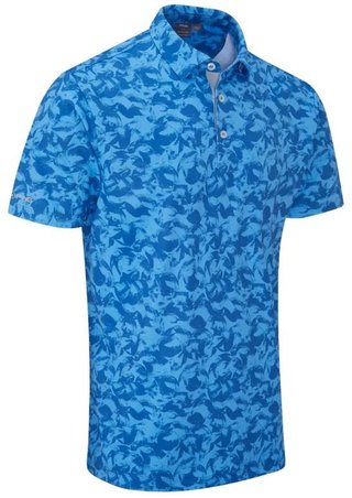 PING Julian polo homme, tidal blue multi