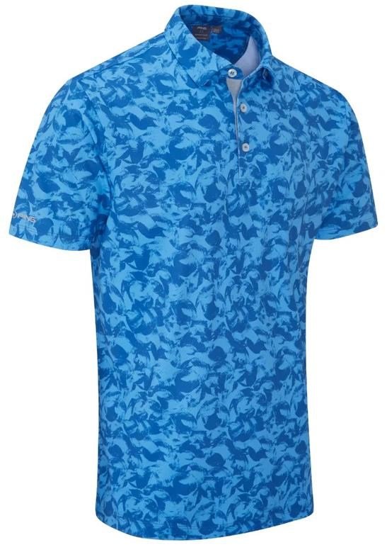 PING Julian polo homme, tidal blue multi