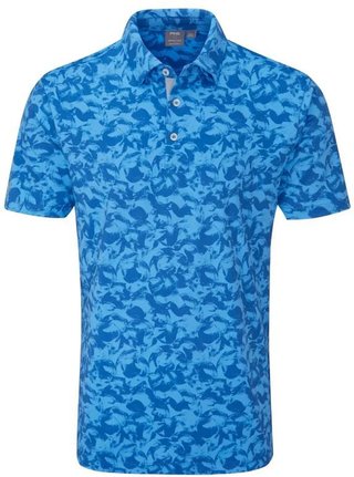 PING Julian polo homme, tidal blue multi