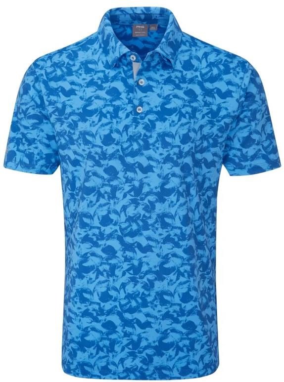 PING Julian polo homme, tidal blue multi