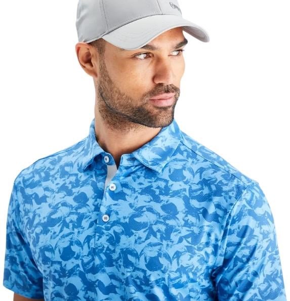 PING Julian polo homme, tidal blue multi