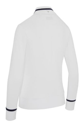 Callaway Thermal Long Sleeve Colourblock haut femme manches longues, blanc brillant