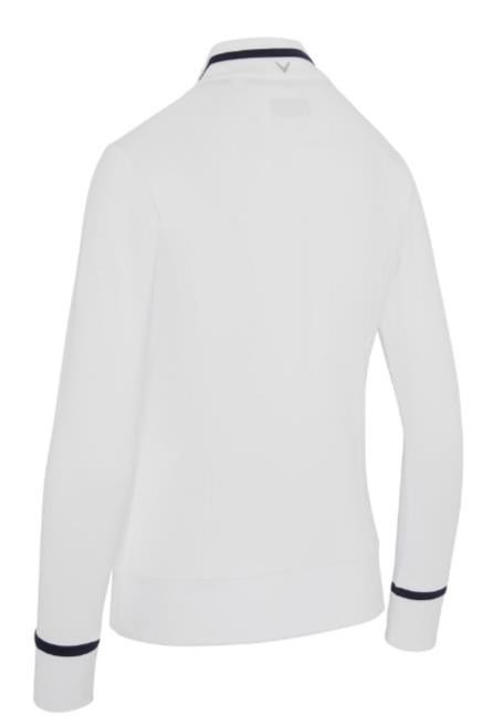 Callaway Thermal Long Sleeve Colourblock haut femme manches longues, blanc brillant