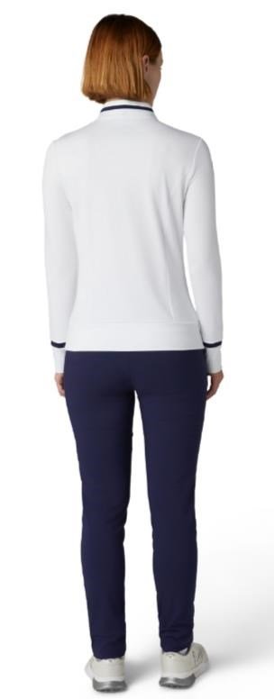 Callaway Thermal Long Sleeve Colourblock haut femme manches longues, blanc brillant