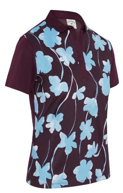 Callaway Stemmed Floral polo femme, potent purple