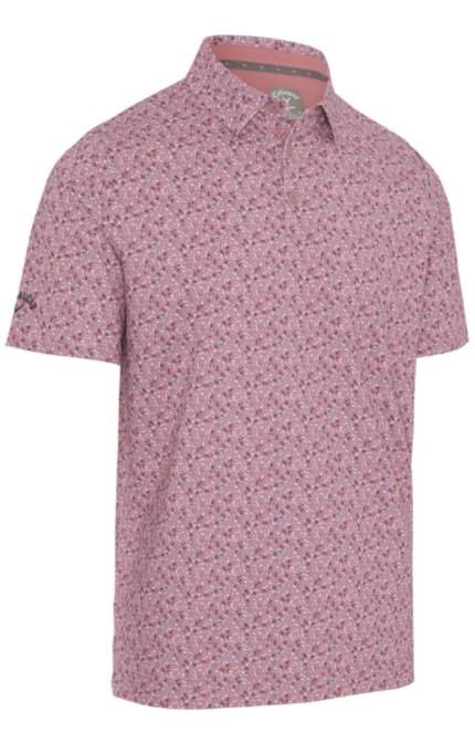 Callaway Novelty Confetti Print polo homme, mesa rose