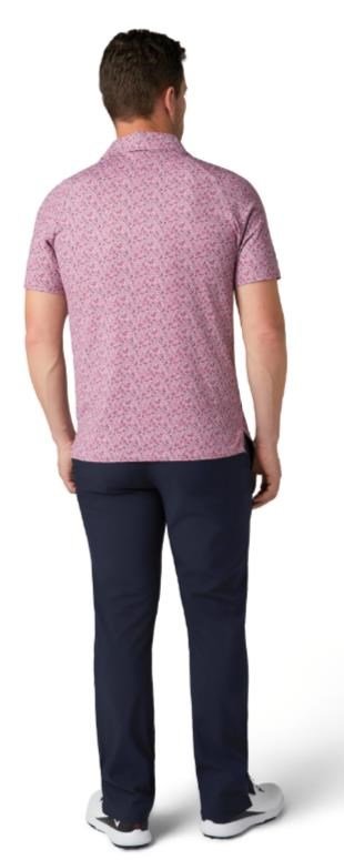 Callaway Novelty Confetti Print polo homme, mesa rose