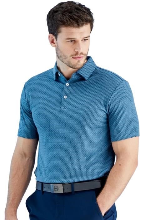 PING Hershel polo homme, blue fusion multi
