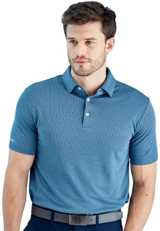 PING Hershel polo homme, blue fusion multi
