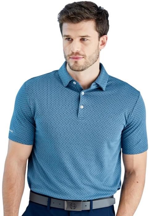 PING Hershel polo homme, blue fusion multi