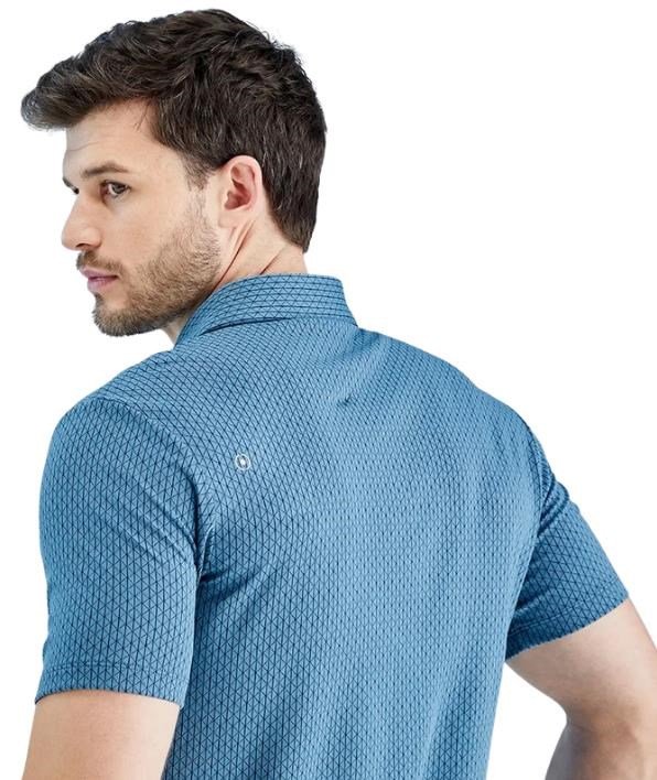 PING Hershel polo homme, blue fusion multi