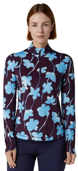 Callaway Stemmed Floral Sun Protection haut femme, potent purple