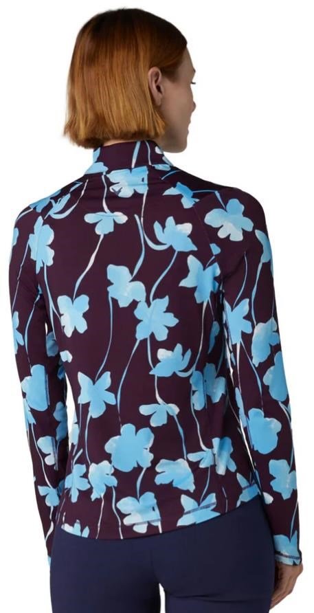 Callaway Stemmed Floral Sun Protection haut femme, potent purple