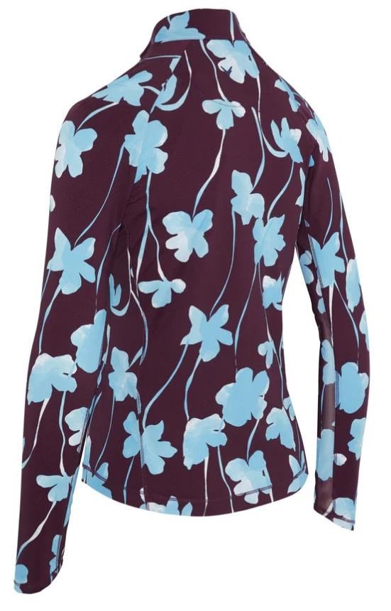 Callaway Stemmed Floral Sun Protection haut femme, potent purple
