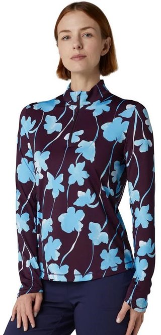 Callaway Stemmed Floral Sun Protection haut femme, potent purple