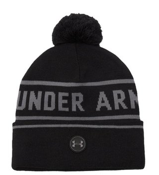Under Armour Drive Pom bonnet homme, noir