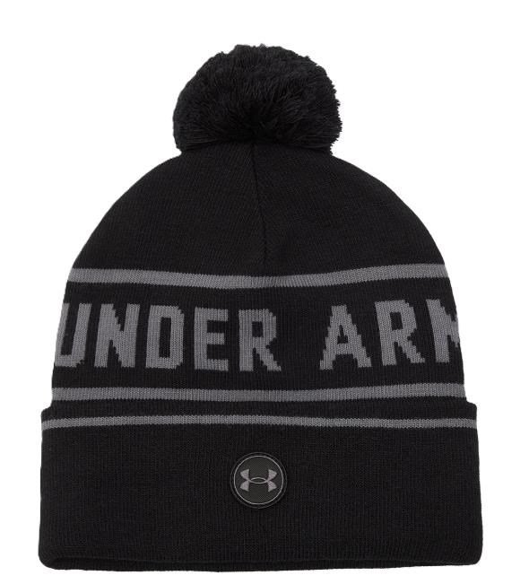 Under Armour Drive Pom bonnet homme, noir