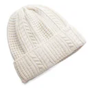 Under Armour Halftime Cable Knit bonnet femme, stone/khaki base