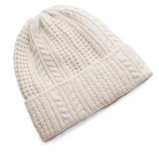 Under Armour Halftime Cable Knit bonnet femme, stone/khaki base