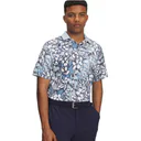 Under Armour Drive Chill Printed polo homme, blue calm/midnight navy