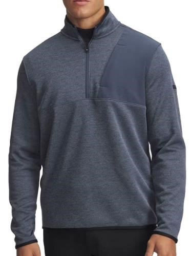 Under Armour Drive SweaterFleece 1/2 Zip sweat homme, gris foncé