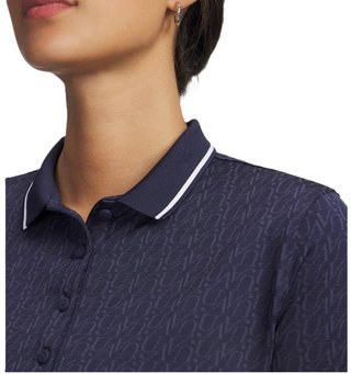 Under Armour Playoff Jacquard polo femme, midnight navy