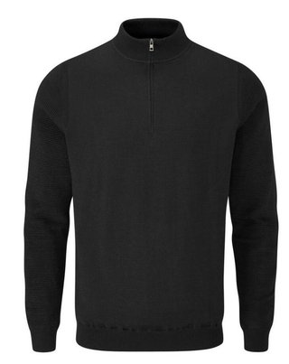 PING Croy Lined Half Zip pull homme, noir