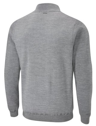 PING Croy Lined Half Zip pull homme, french grey marl