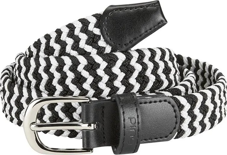 PING Stretch Webbing ceinture femme, noir/blanc