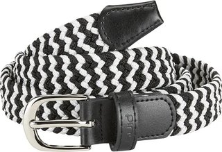 PING Stretch Webbing ceinture femme, noir/blanc