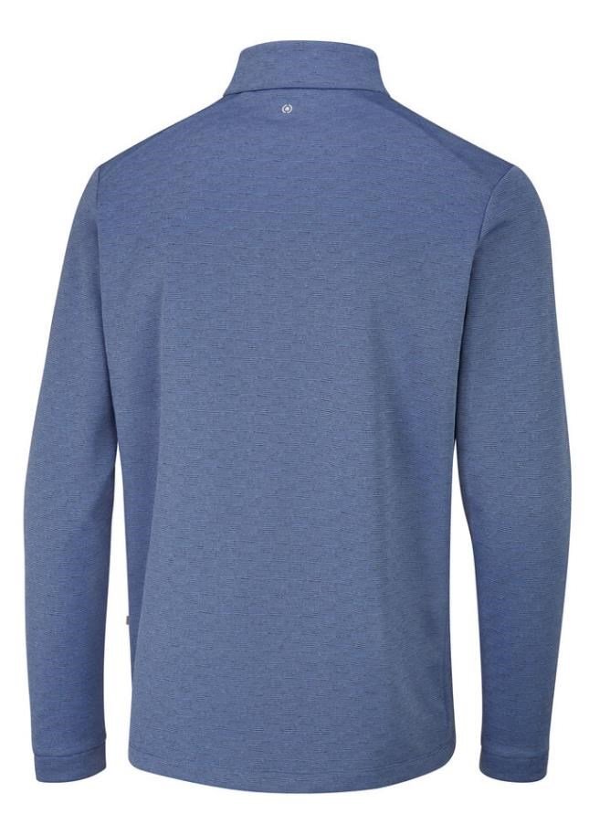 PING Bexton Half Zip Fleece sweat homme, airforce multi