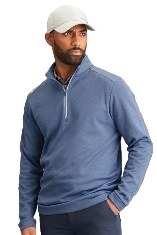 PING Bexton Half Zip Fleece sweat homme, airforce multi