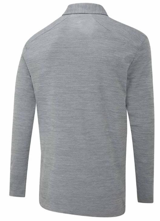 PING Creek manches longues polo homme, rock melange