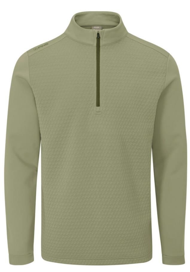 PING Nolan Quarter Zip Fleece sweat homme, lichen
