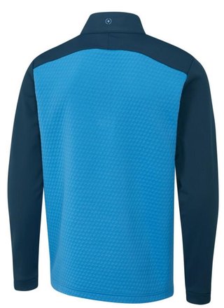 PING Nolan Quarter Zip Fleece sweat homme, tidal blue/navy