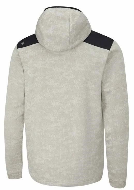 PING Nexa Hooded half zip fleece sweat-shirt homme, willow/black