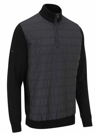 PING Connell Hybrid quarter-zip pull homme, noir