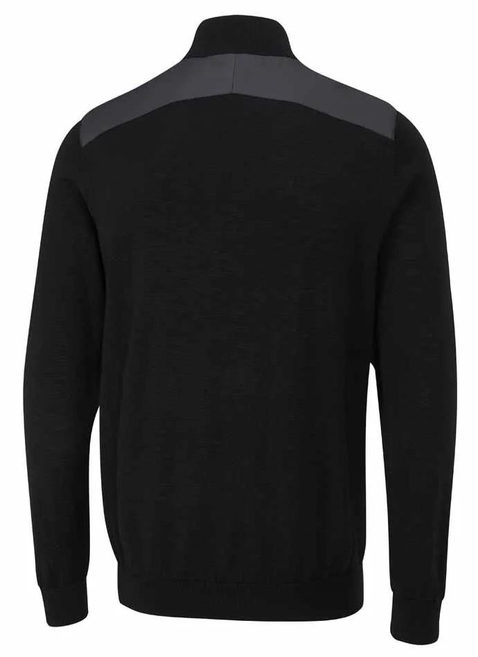 PING Connell Hybrid quarter-zip pull homme, noir