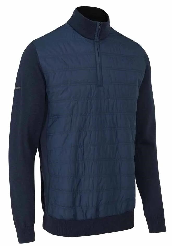 PING Connell Hybrid quarter-zip pull homme, marine