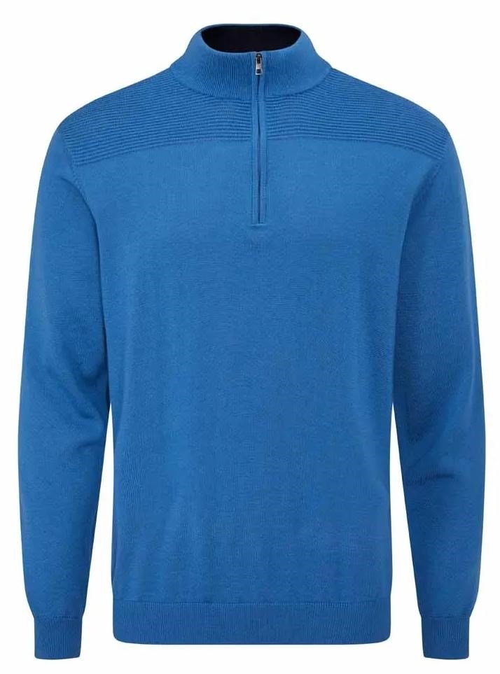 PING Dorset Quarter zip pull homme, tidal blue