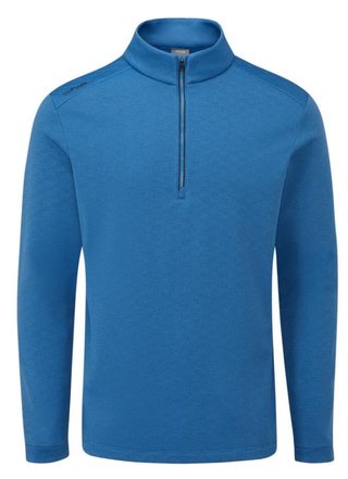 PING Bexton Half Zip Fleece sweat homme, tidal blue multi