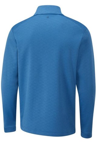PING Bexton Half Zip Fleece sweat homme, tidal blue multi